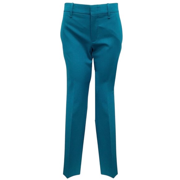 Gucci Teal 2015 Tailored Wool Stretch Pants - Picture 1 of 5